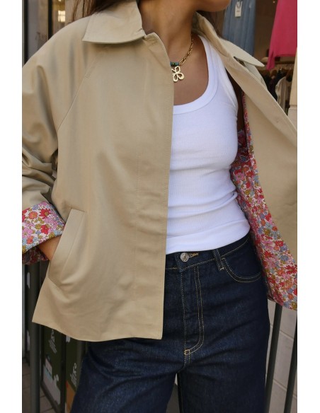 Trench court beige