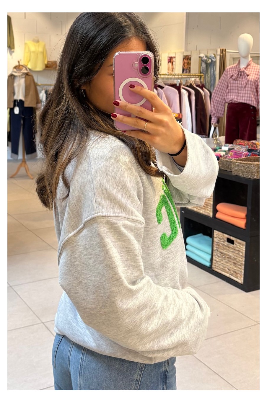 Sweat-Shirt ICONIC Club gris