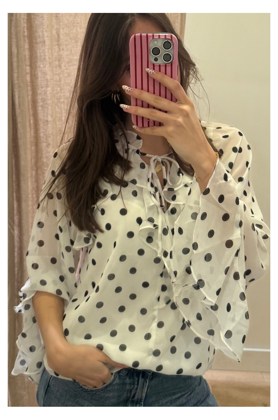 Blouse à pois Steffy