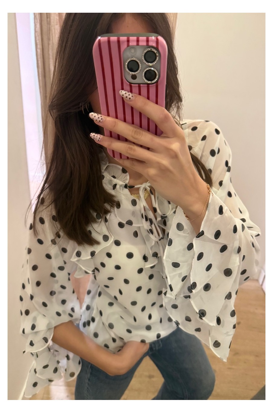 Blouse à pois Steffy