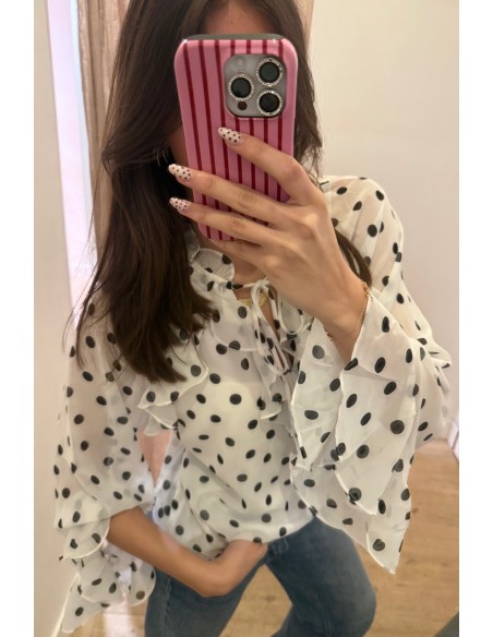 Blouse à pois Steffy