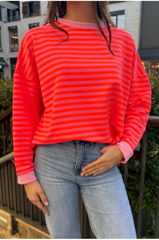 Marinière Léonie orange