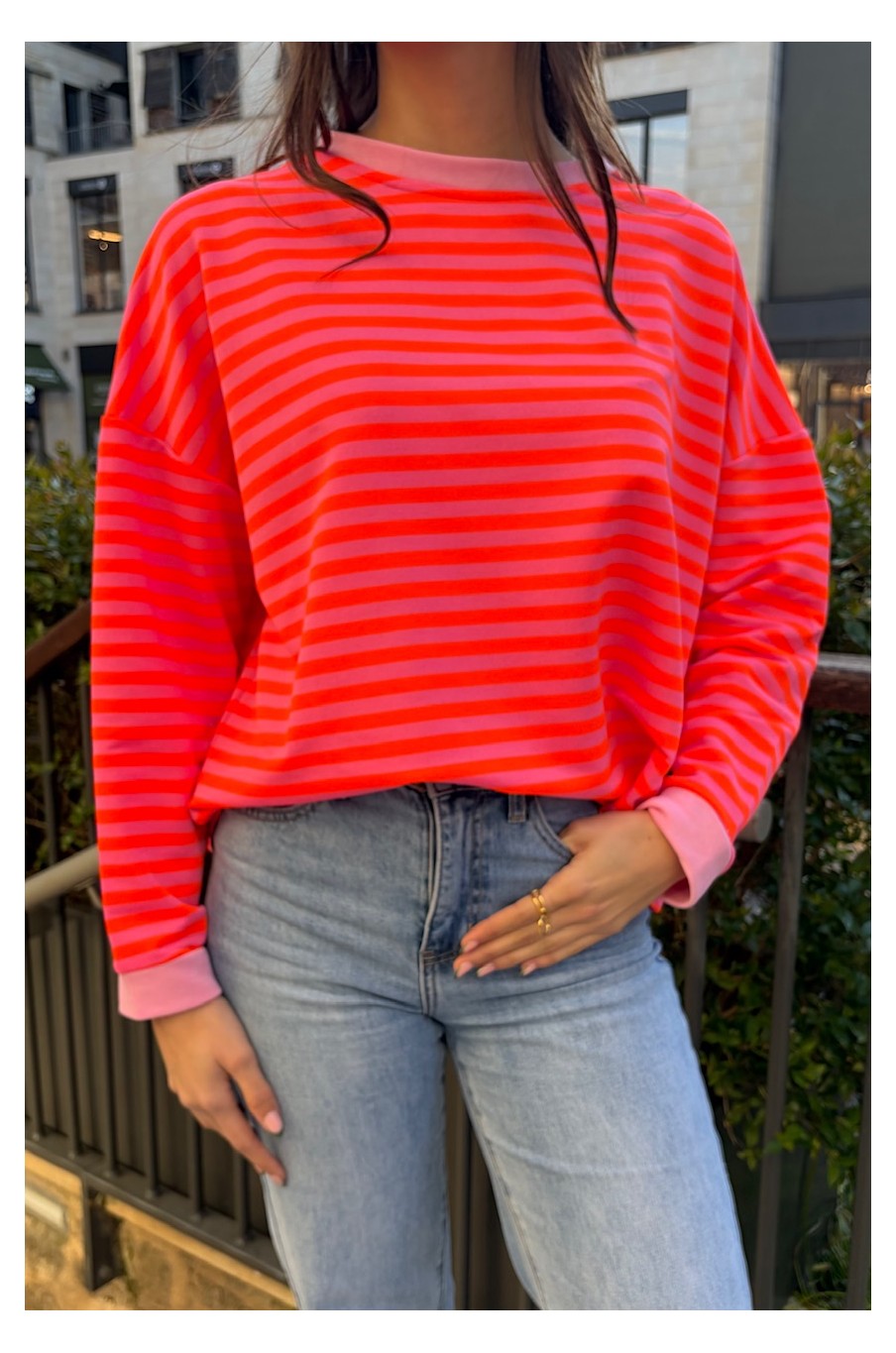 Marinière Léonie orange