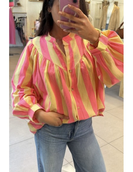 Blouse  grosses rayures Miranda
