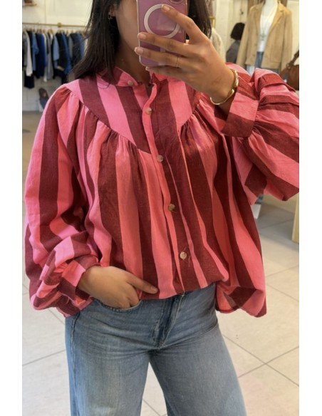 Blouse  grosses rayures Miranda