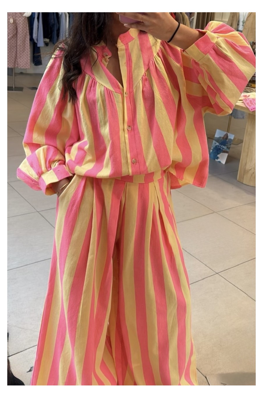 Pantalon Barth grosses rayures