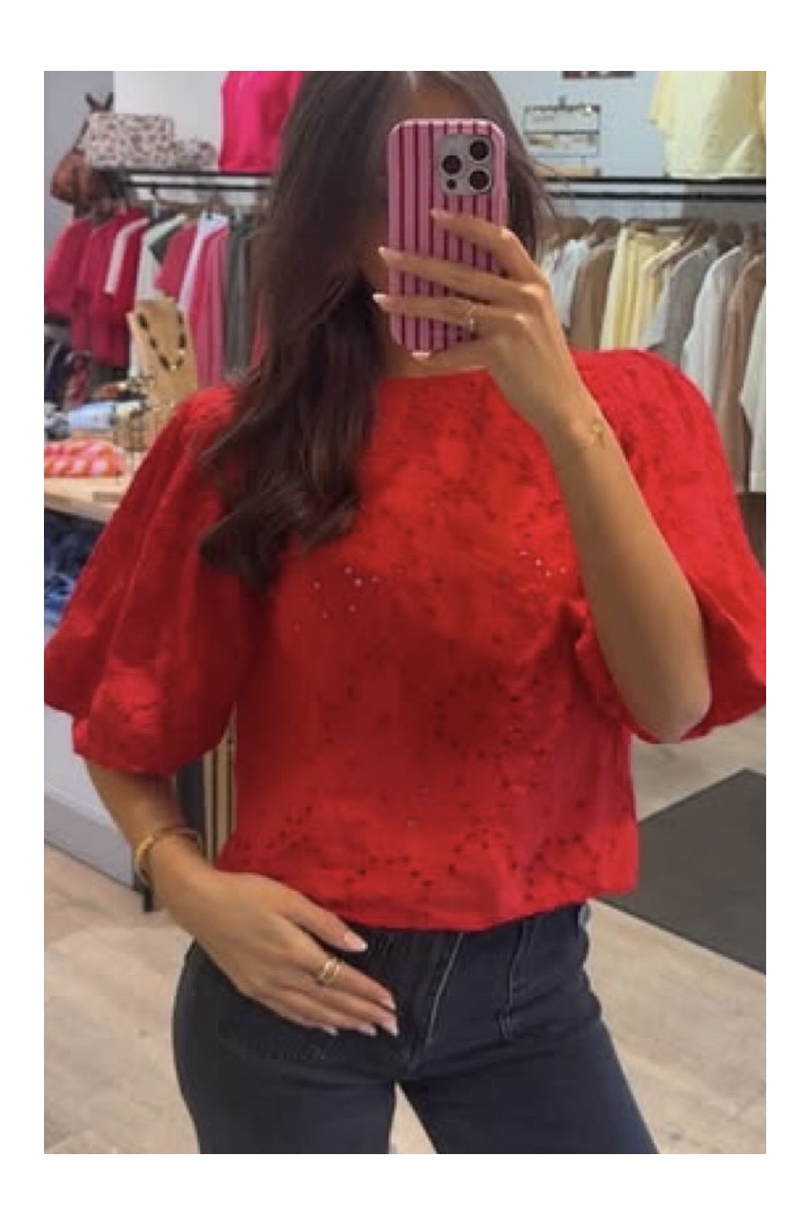 BLouse broderie anglaise Anastasia