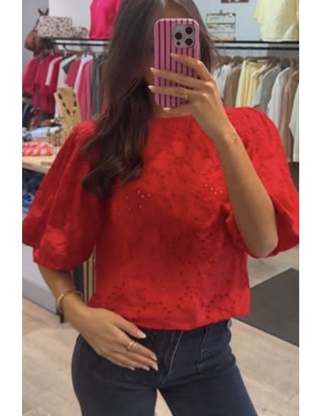 BLouse broderie anglaise Anastasia