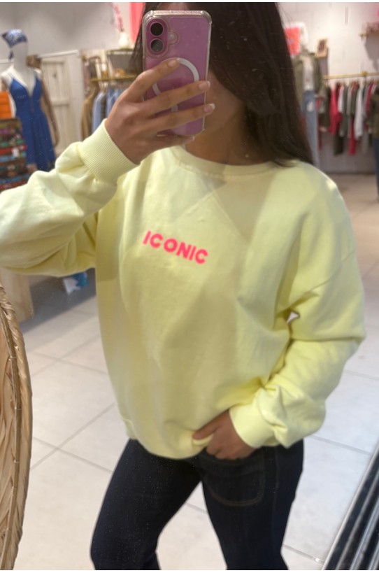 Sweat ICONIC jaune