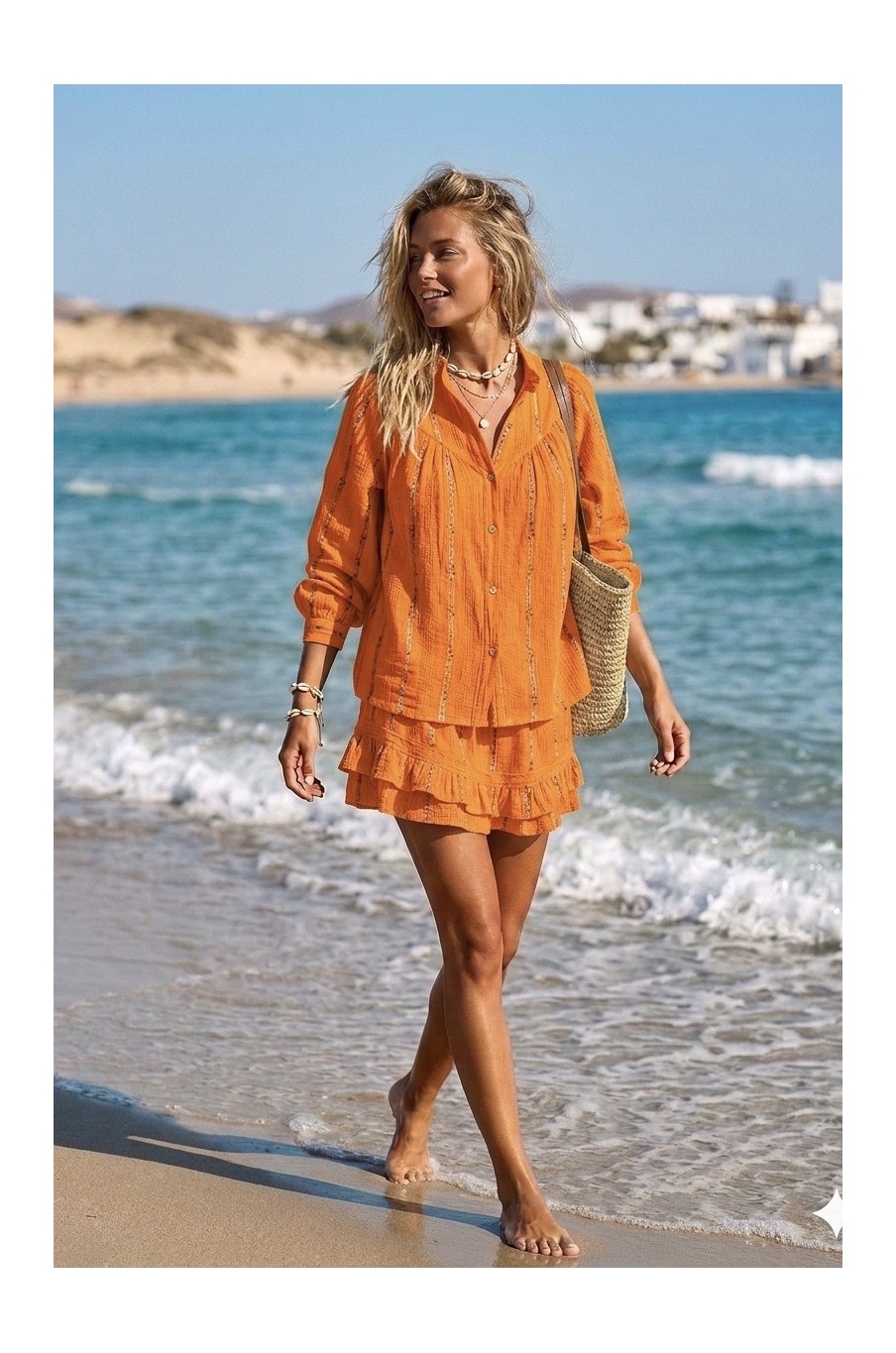 Ensemble tunique jupe-short