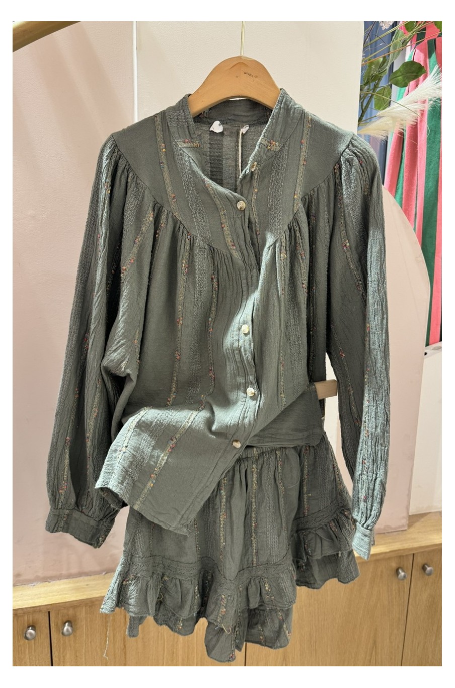 Ensemble tunique jupe-short