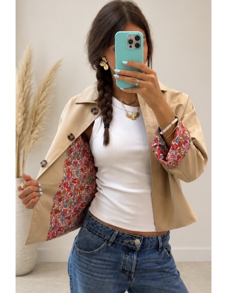 Trench court beige