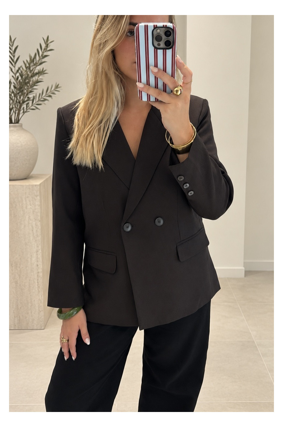 Blazer chocolat
