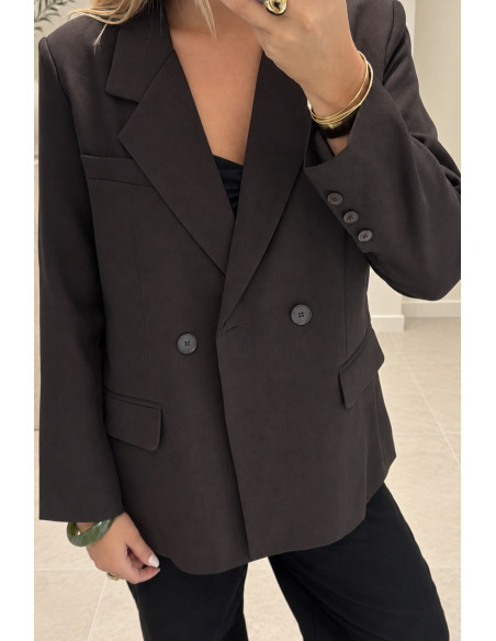 Blazer chocolat